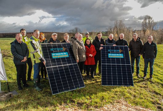 Baubeginn des Solarparks Fröndenberg